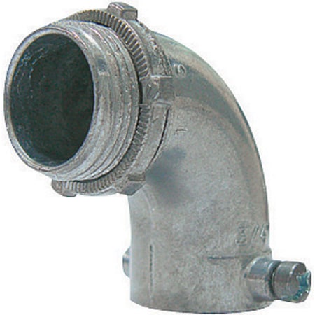 Gampak EMT Connector, Set Screw, Steel, Red 49047